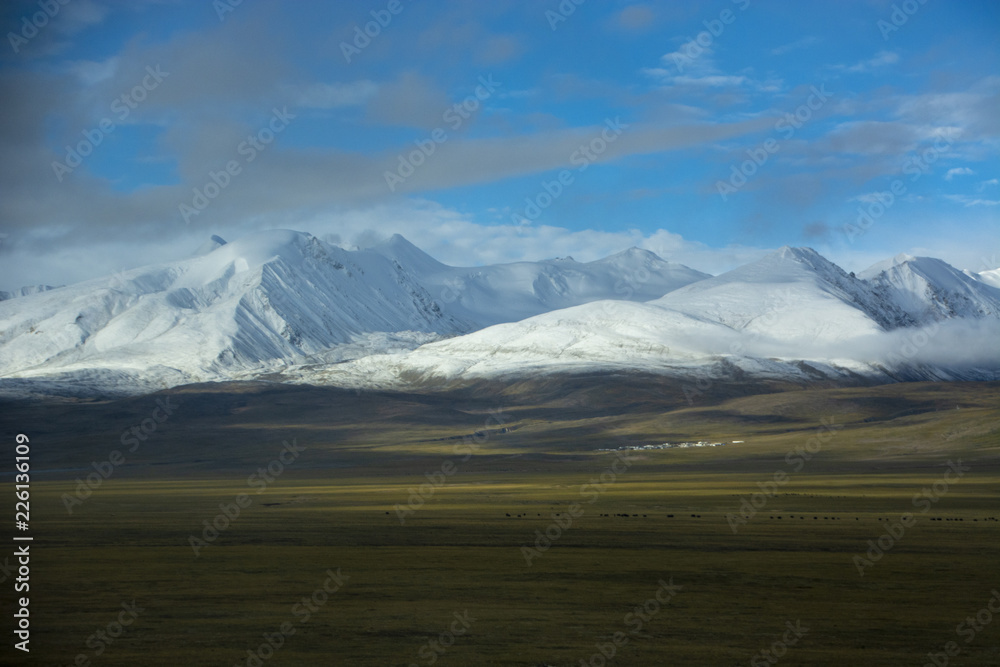 tibet mountain landscape