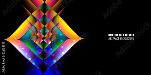Geometric colorful abstract background