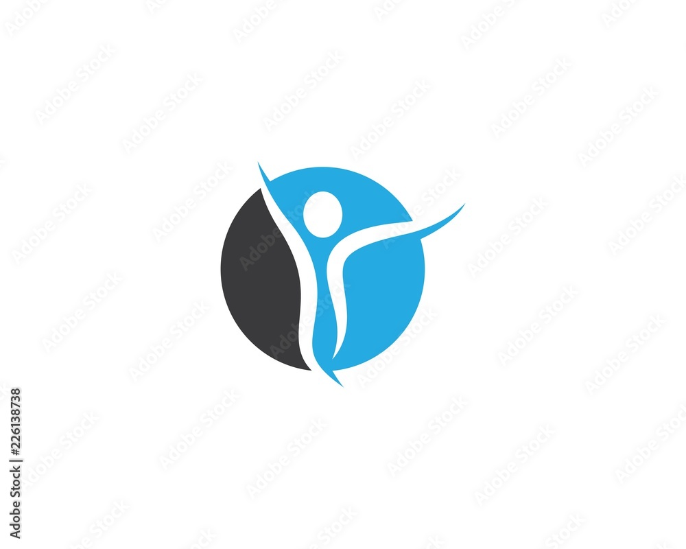 Naklejka premium Healthy life logo