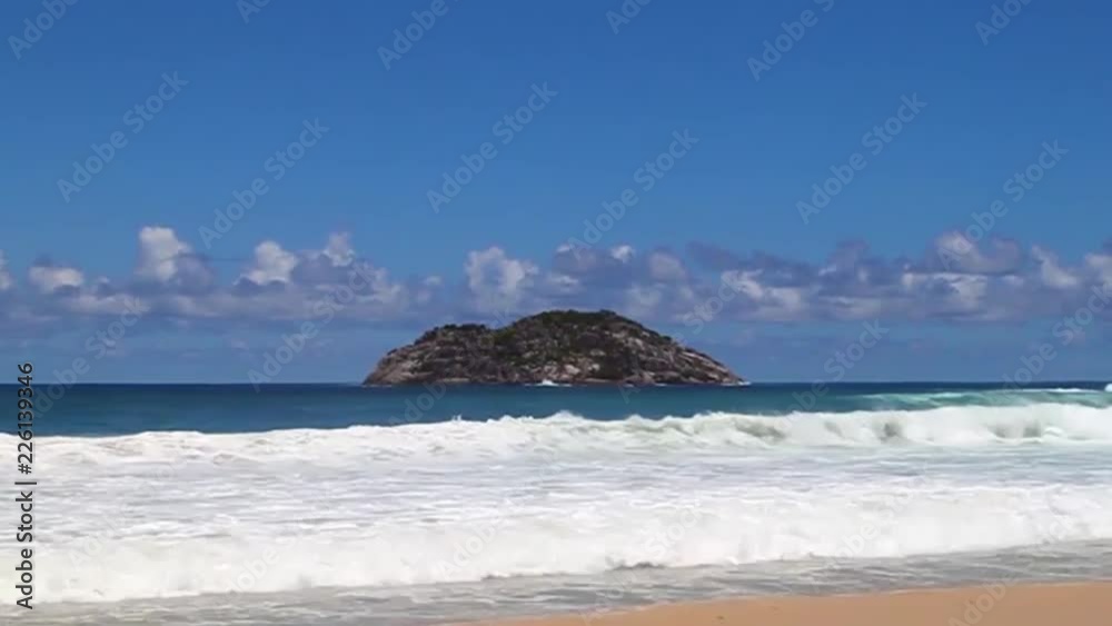 The Indian Ocean at the Seychelles Islands. The 115-island country, whose capital is Victoria, lies 1,500 kilometres east of mainland East Africa. The Indian Ocean at the Seychelles Islands. The 115-island country, whose capital is Victoria, lies 1,500 kilometres east of mainland East Africa.