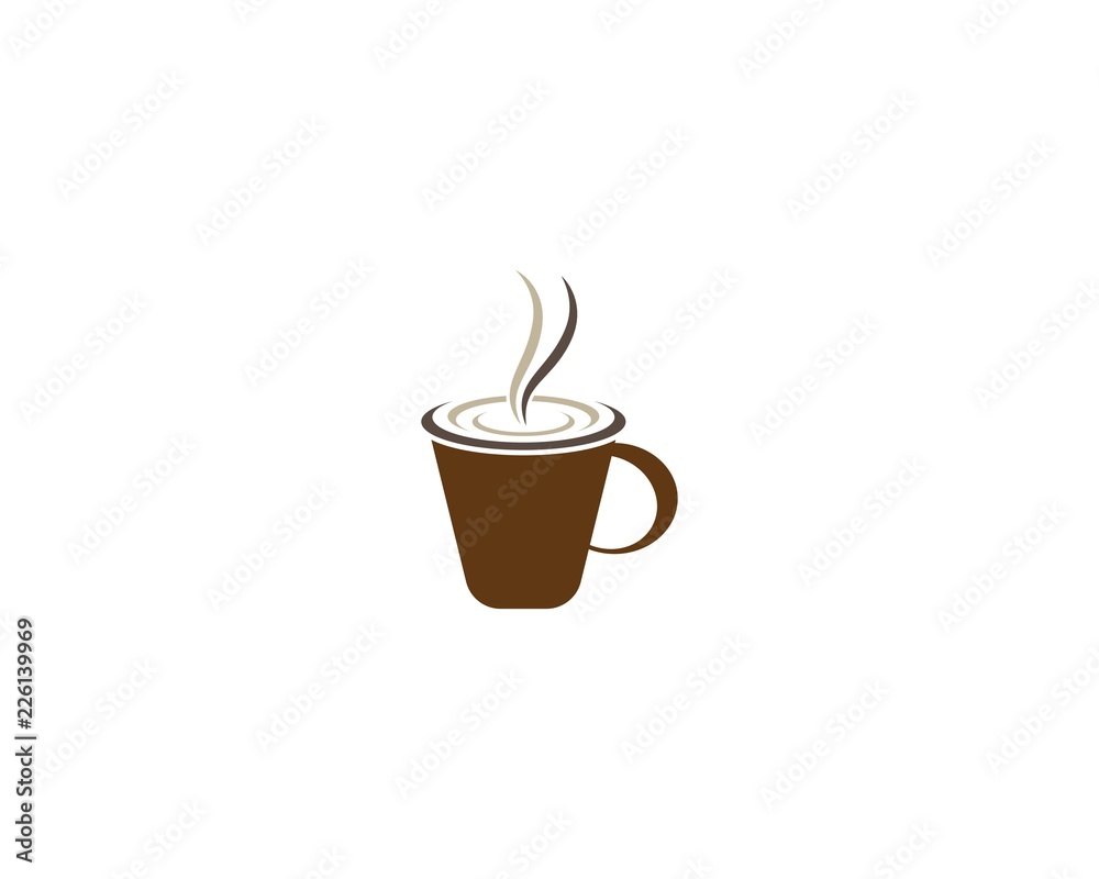 Fototapeta premium Coffee cup logo