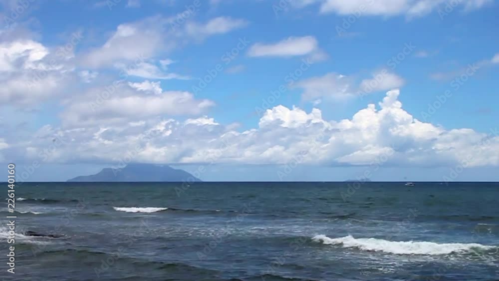 The Indian Ocean at the Seychelles Islands. The 115-island country, whose capital is Victoria, lies 1,500 kilometres east of mainland East Africa. The Indian Ocean at the Seychelles Islands. The 115-island country, whose capital is Victoria, lies 1,500 kilometres east of mainland East Africa.