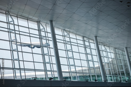 airport window scene