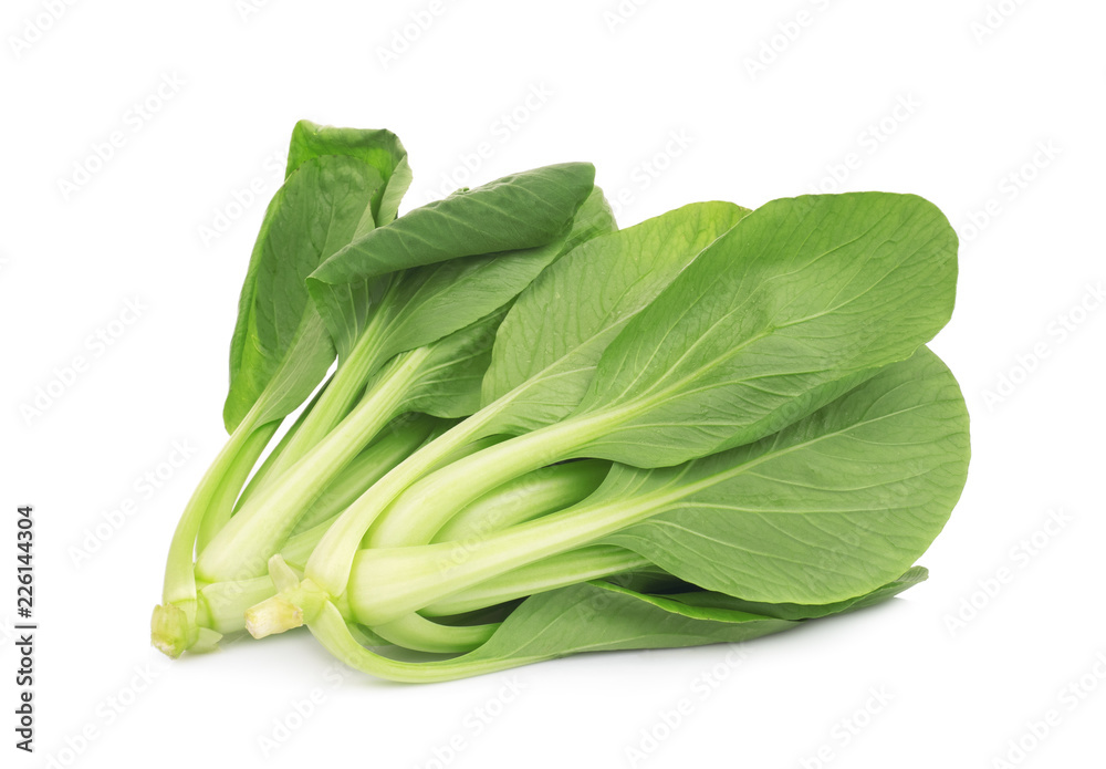 fresh green bok choy,chinese cabbage or pak chai isolated on white background fresh green bok choy,chinese cabbage or pak chai isolated on white background