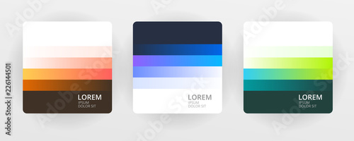 Vector abstract design banner web template.