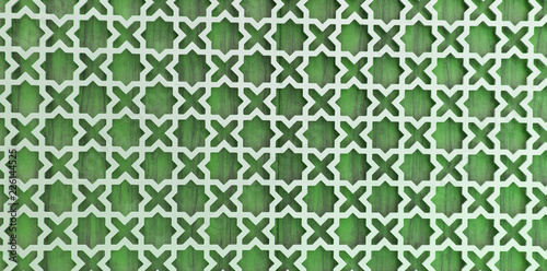 Canvas Print texture of wall decor in traditional arabic style