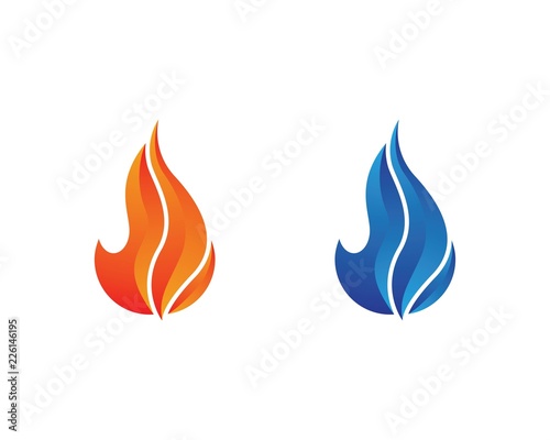 Fire flame logo