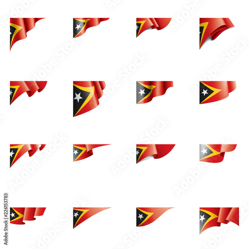Free Download east timor flag, vector illustration on a white background - GFXLoad