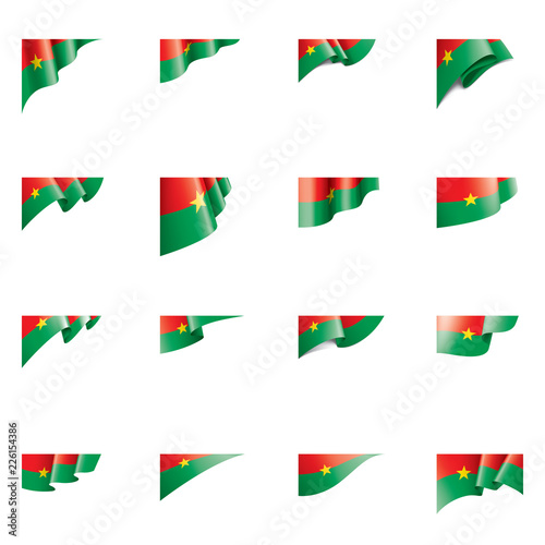 Free Download Burkina Faso flag, vector illustration on a white background - GFXLoad