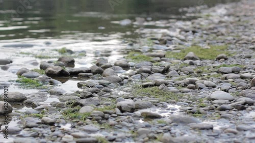 Rocks along the shore photo