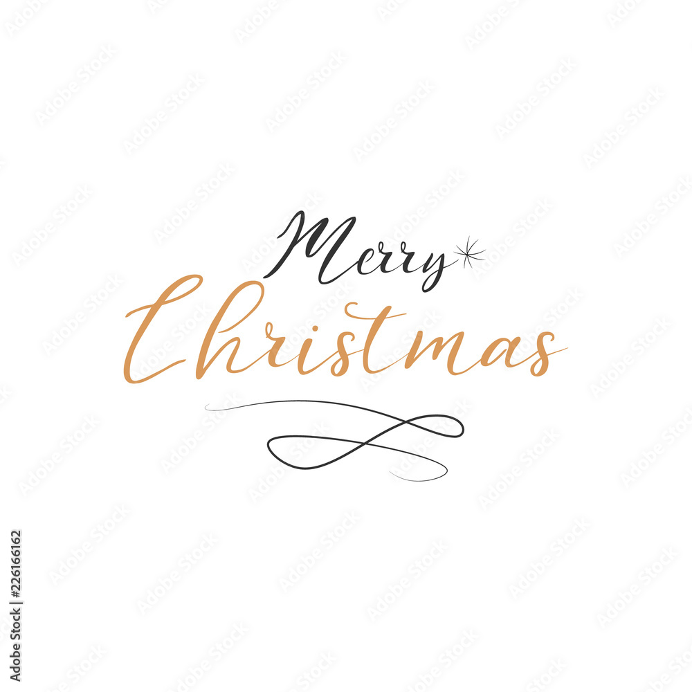 Merry Christmas. Happy New Year with Typography design and Vector logo, emblems with text design can Usable for banners, greeting card
