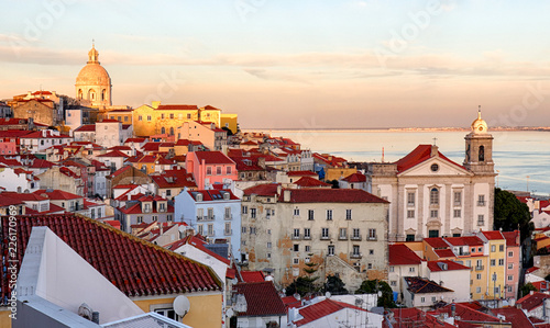 Lisbon skyline, Alafama - Portugal