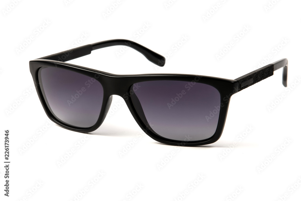 Black sunglasses isolated high quality Black sunglasses isolated high quality