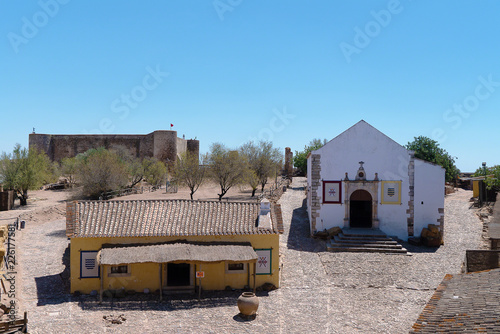 inside the castle of the border town castro marim