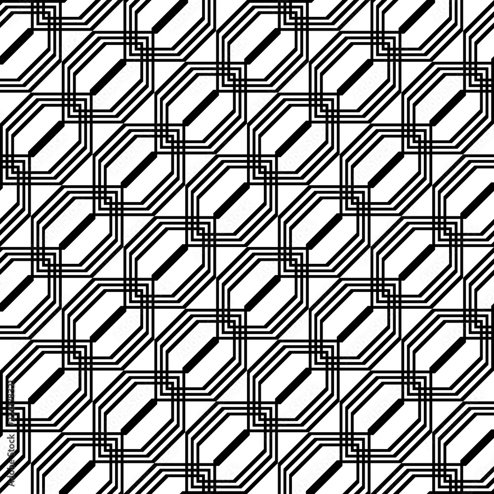 Design seamless monochrome geometric pattern Design seamless monochrome geometric pattern