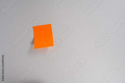 sticky notes on white background