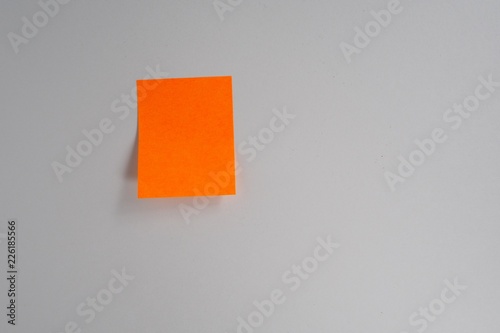 sticky notes on white background