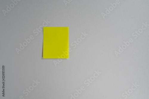 sticky notes on white background