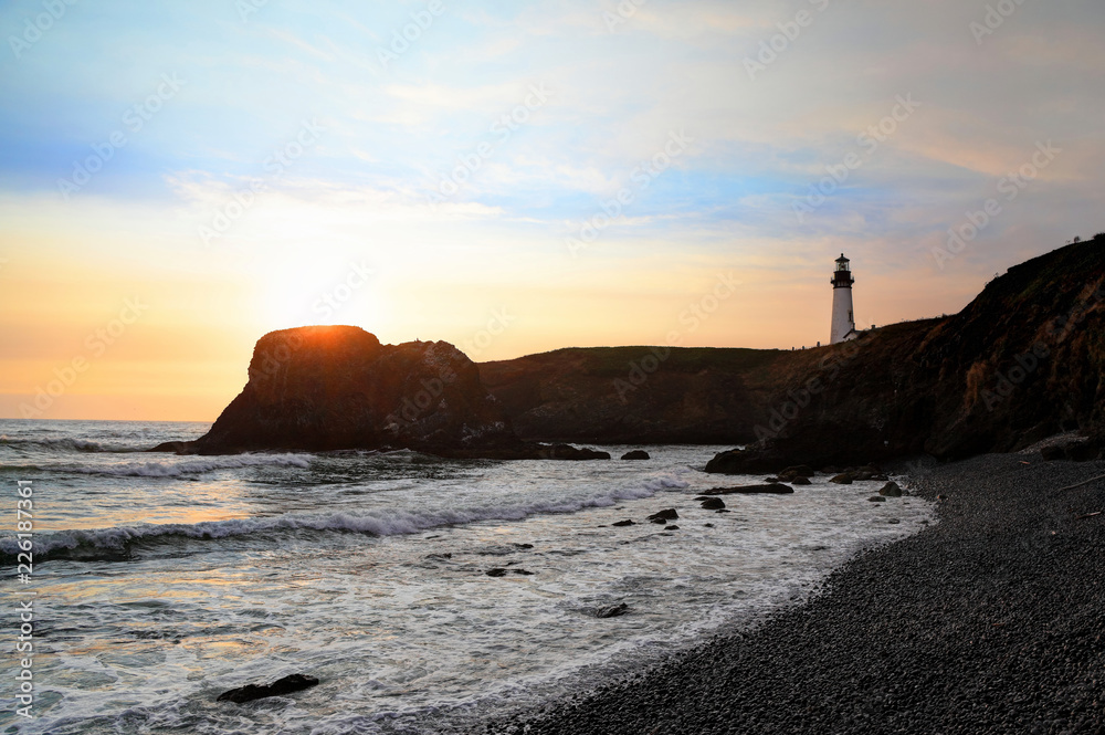 Along the Oregon Coast: Yaquina Head Outstanding Natural Area and lighthouse