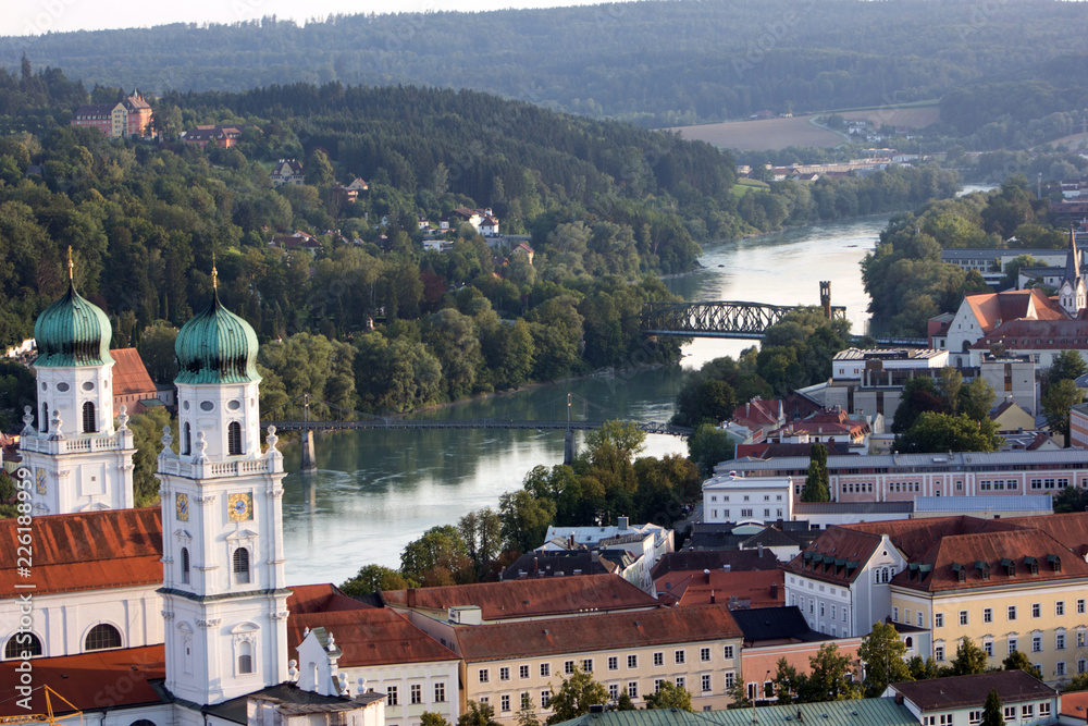 Passau mit Donaublick