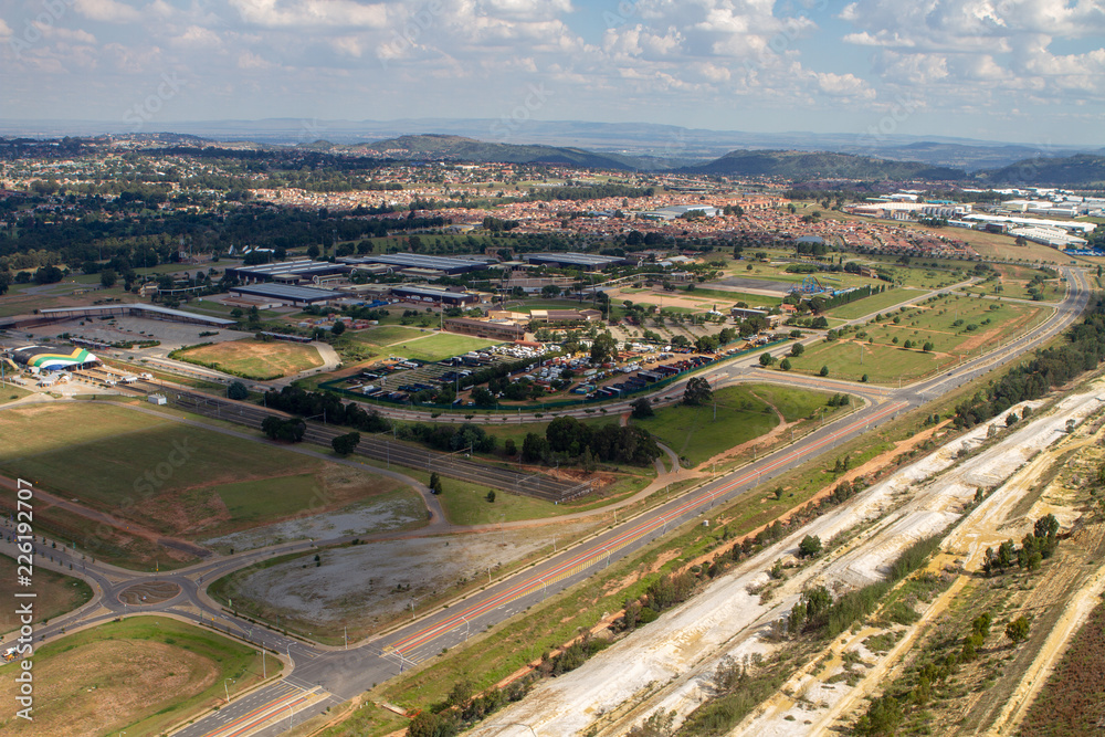 Aerial view Gauteng