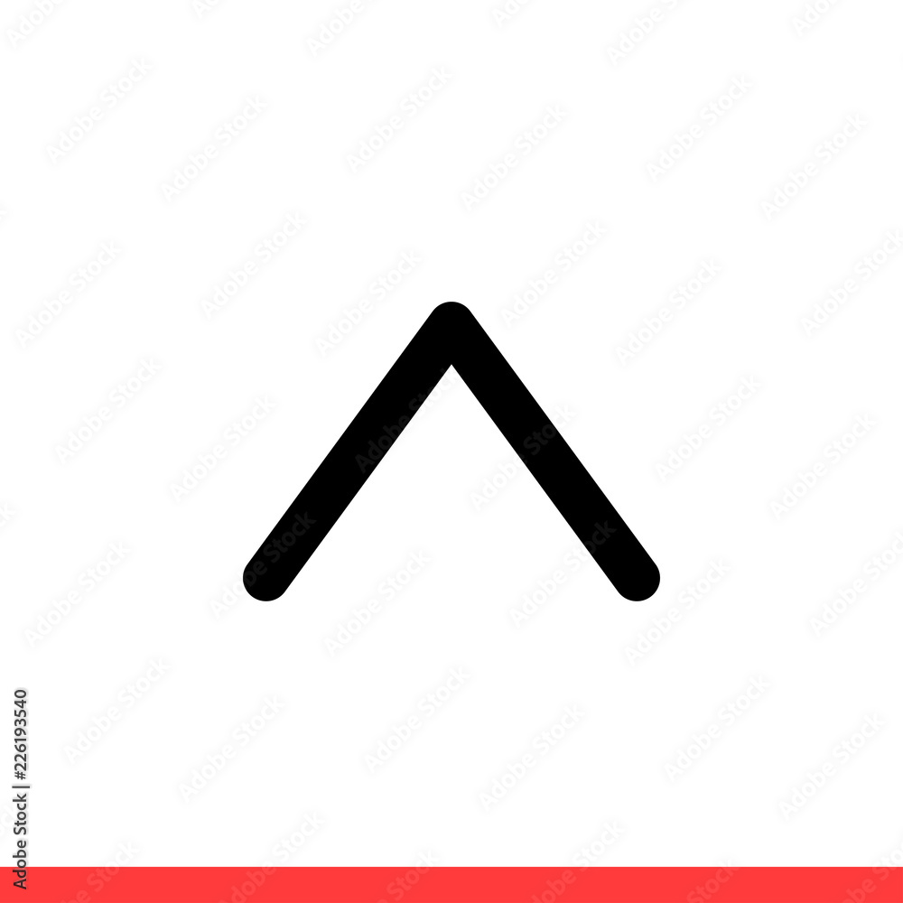 Up arrow vector icon, upload symbol. Simple, flat design for web or mobile app Up arrow vector icon, upload symbol. Simple, flat design for web or mobile app