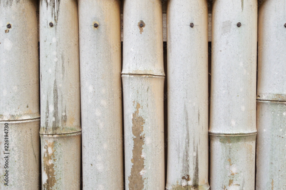 Fototapeta premium Japanese old bamboo wall