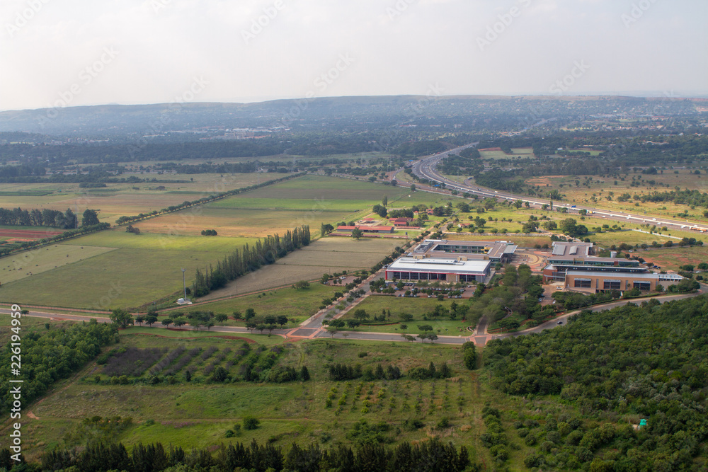 Aerial view Pretoria, Gauteng Aerial view Pretoria, Gauteng