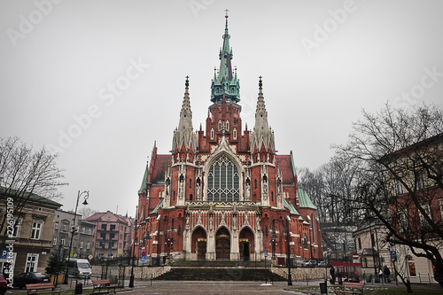 Fototapeta Naklejka Na Ścianę i Meble -  Church of St. Joseph in Krakow.  Sights of Poland