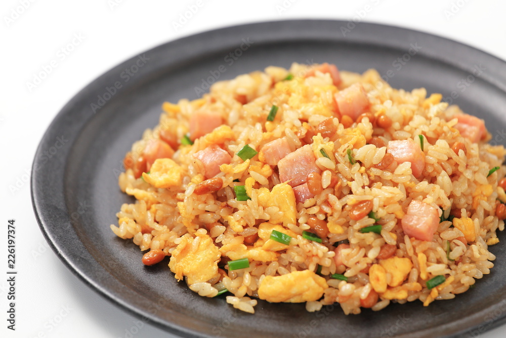 納豆チャーハン 納豆チャーハン
