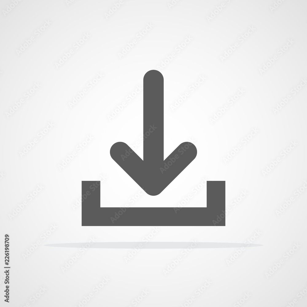 Download icon. Vector illustration. Download icon. Vector illustration.