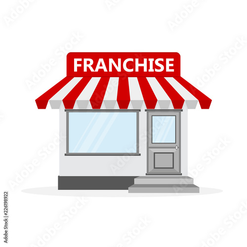Franchise business concept. Vector illustration.