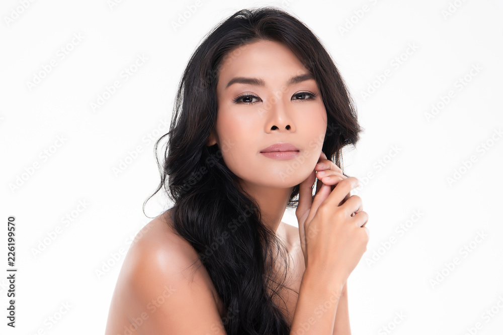 Beautiful Young asian Woman with Clean Fresh Skin Beautiful Young asian Woman with Clean Fresh Skin