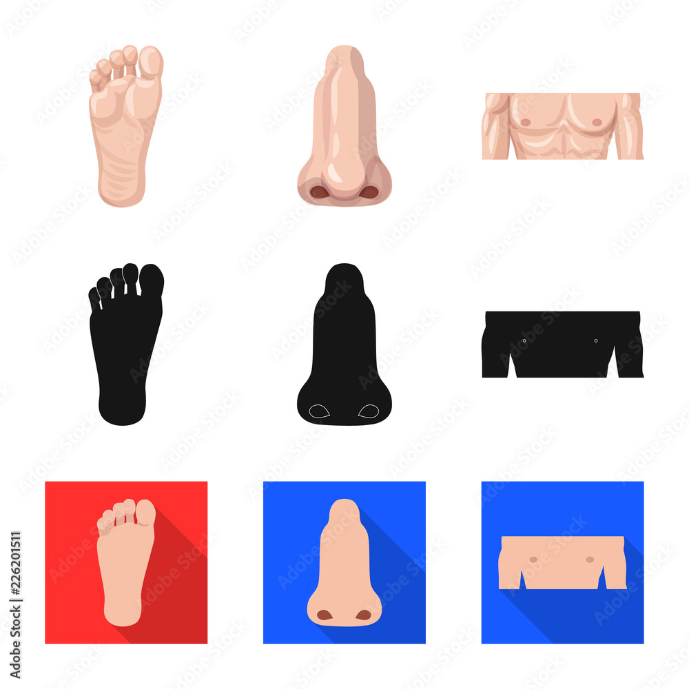 Vector illustration of human and part icon. Set of human and woman stock symbol for web. Vector illustration of human and part icon. Set of human and woman stock symbol for web.