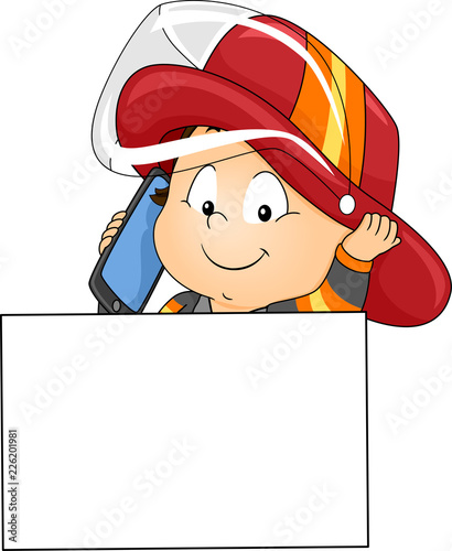 Kid Toddler Boy Fire Fighte...