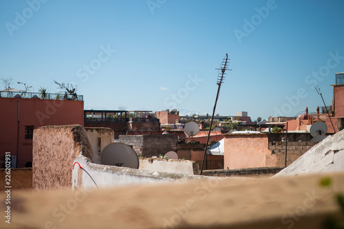 Blick über die Dächer von Marrakesch