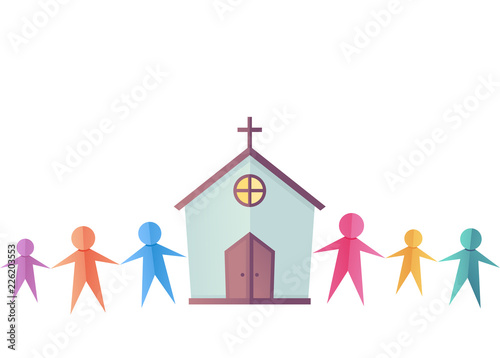 Church Community Illustration