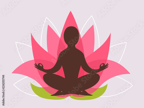 Lotus Silhouette Meditation...