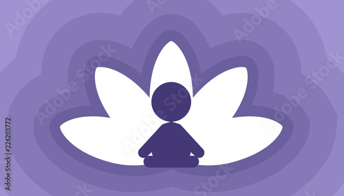 Meditation Lotus Illustration