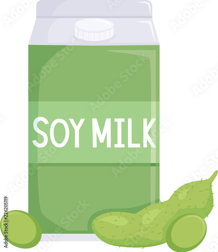 Soy Milk Illustration