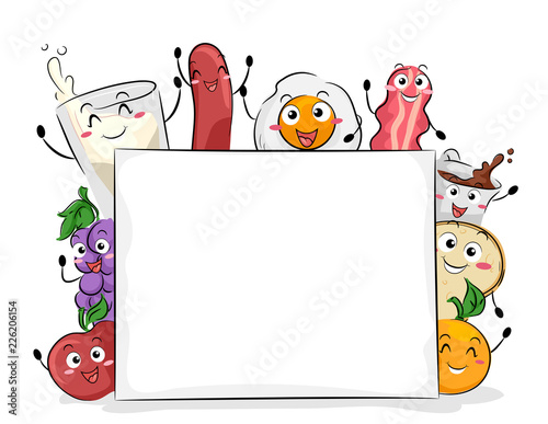 Mascot Breakfast Food Board...
