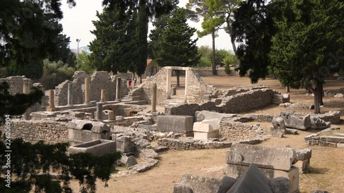 Salona was an ancient city and the capital of the Roman province of Dalmatia. First mention of the name Salon originates about 7th century BC as an Illyrian settlement near the spring of river Jadro. photo