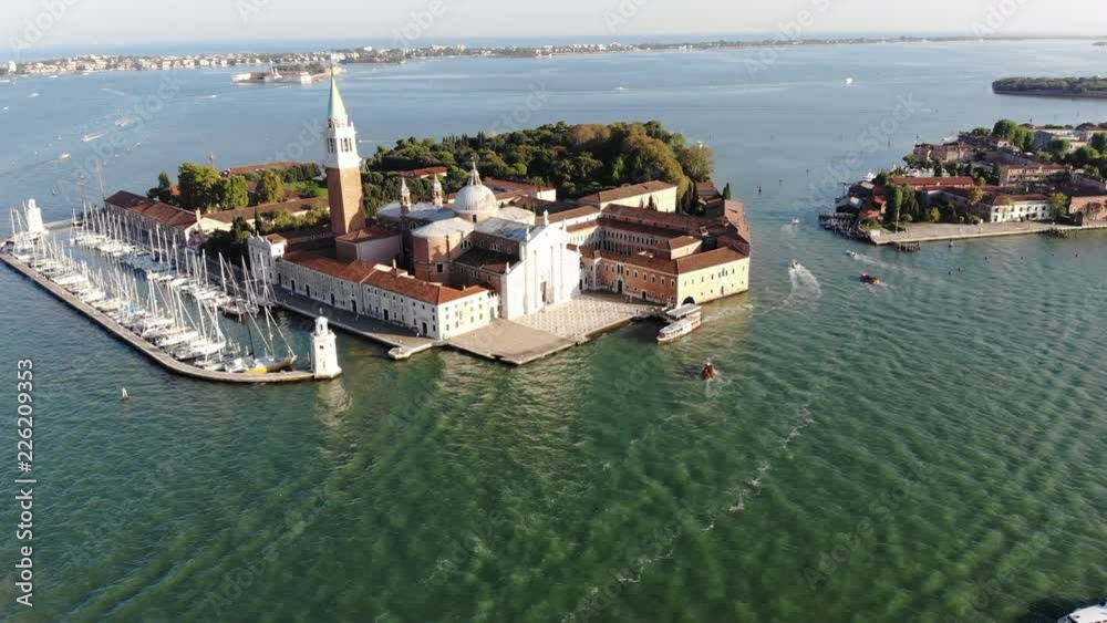 Venice boats / island - busy waters