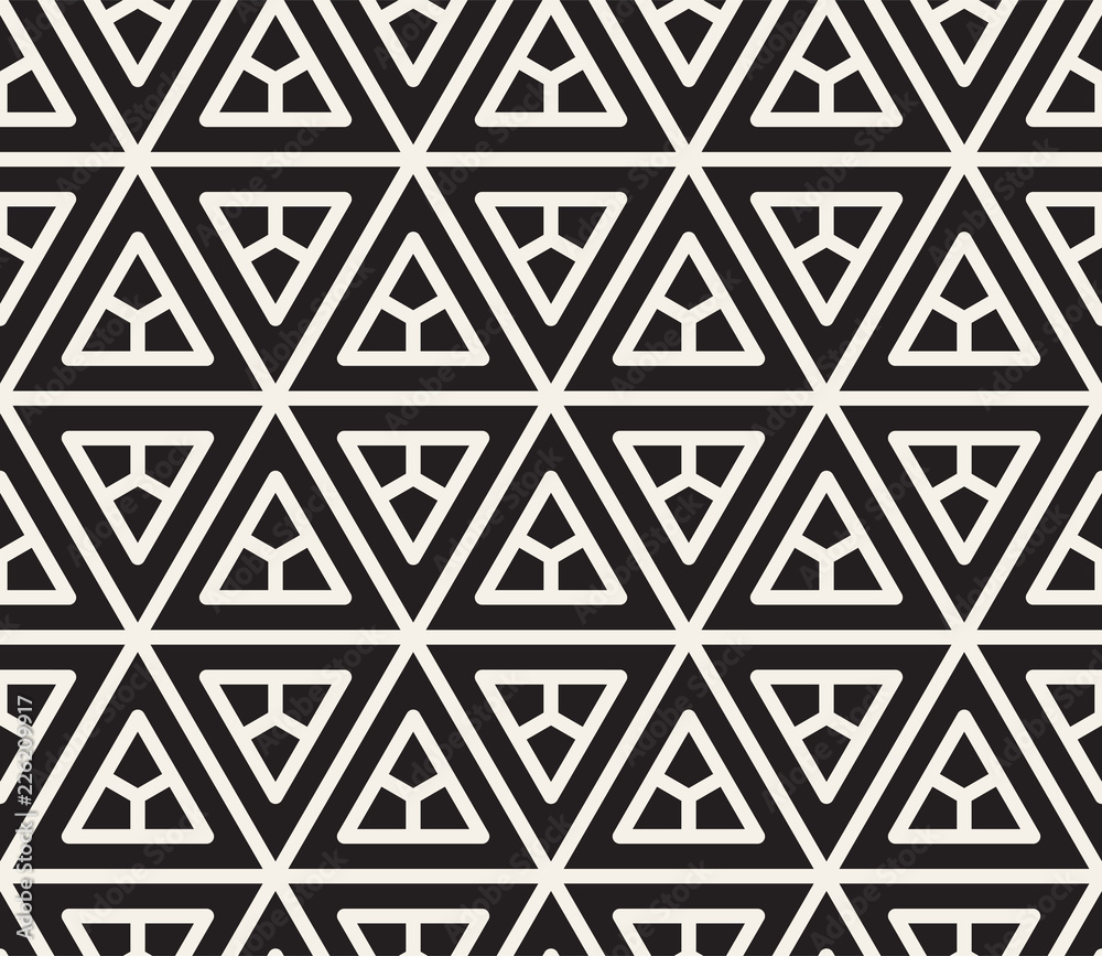 Vector seamless geometric pattern. Simple abstract lines lattice. Repeating elements stylish background Vector seamless geometric pattern. Simple abstract lines lattice. Repeating elements stylish background