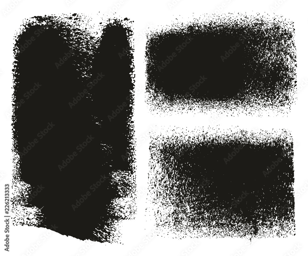 Paint Roller Rough Backgrounds High Detail Abstract Vector Lines & Background Set 137