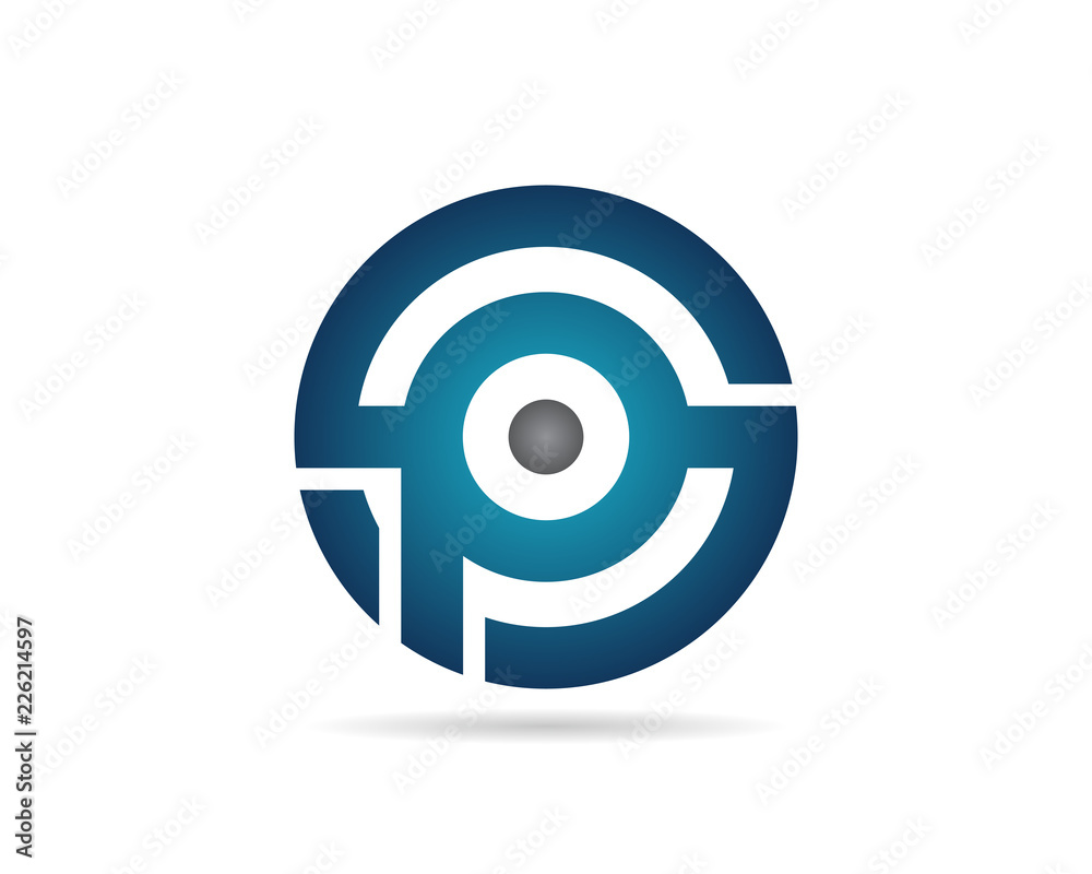 SP PS circle logo template 1