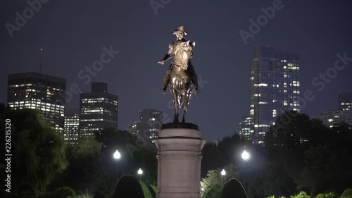 Paul Revere Statue in Boston Public Gardens