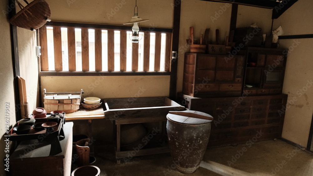 古民家の台所stock Photo Adobe Stock 古民家の台所stock Photo Adobe Stock