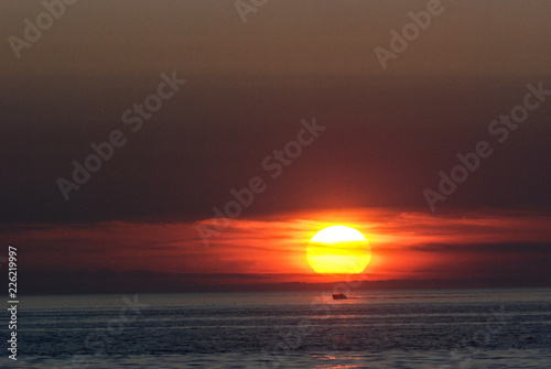 sunset over the sea © soidisant