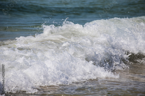 waves on the beach